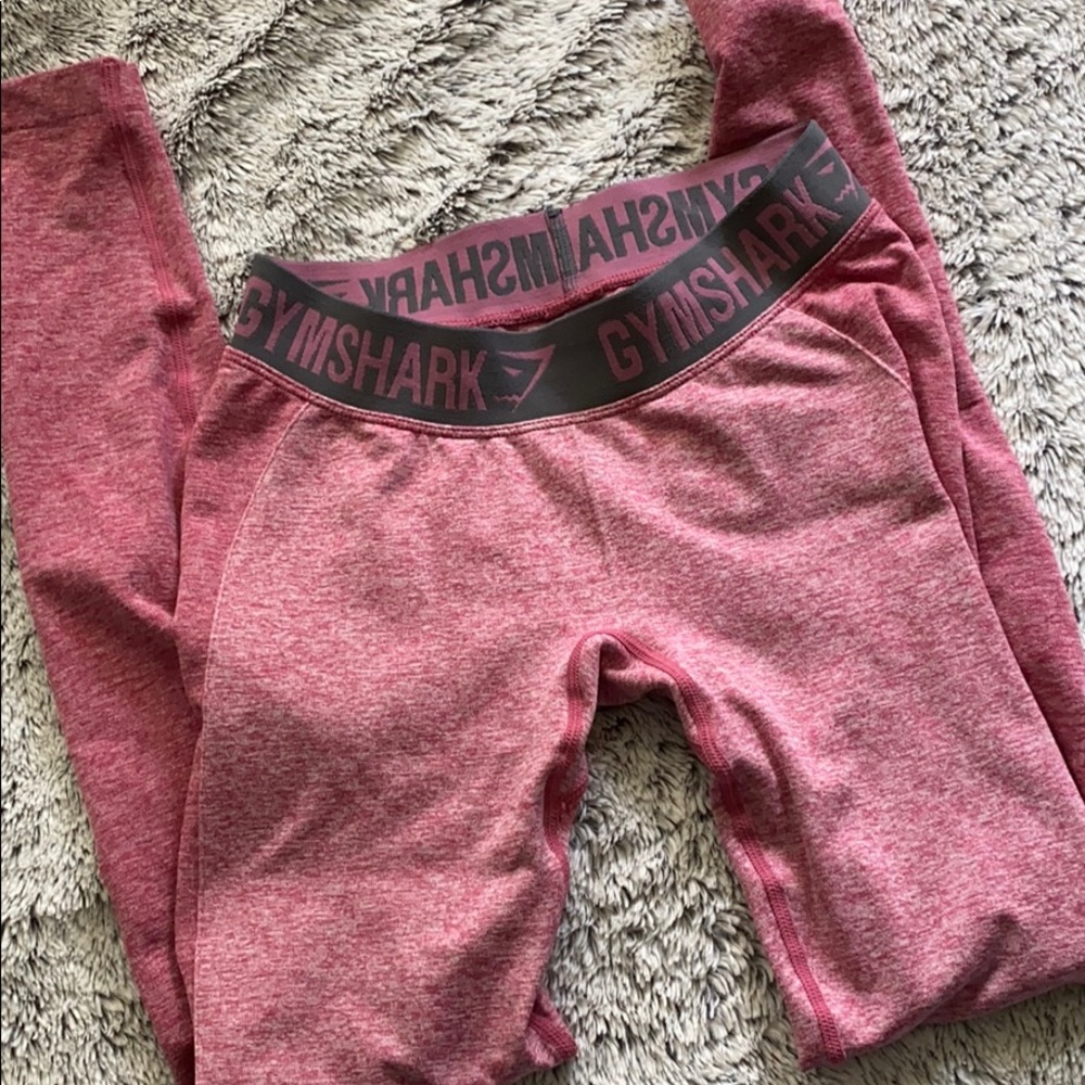 Gymshark pink and gray flex leggings